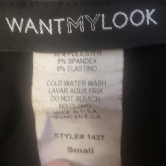 Black Deep V One Piece Swimsuit by Want My Look - Picture 3 of 7